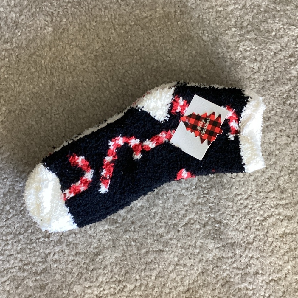 Plaid Fuzzy Lounge Socks 3-Pack